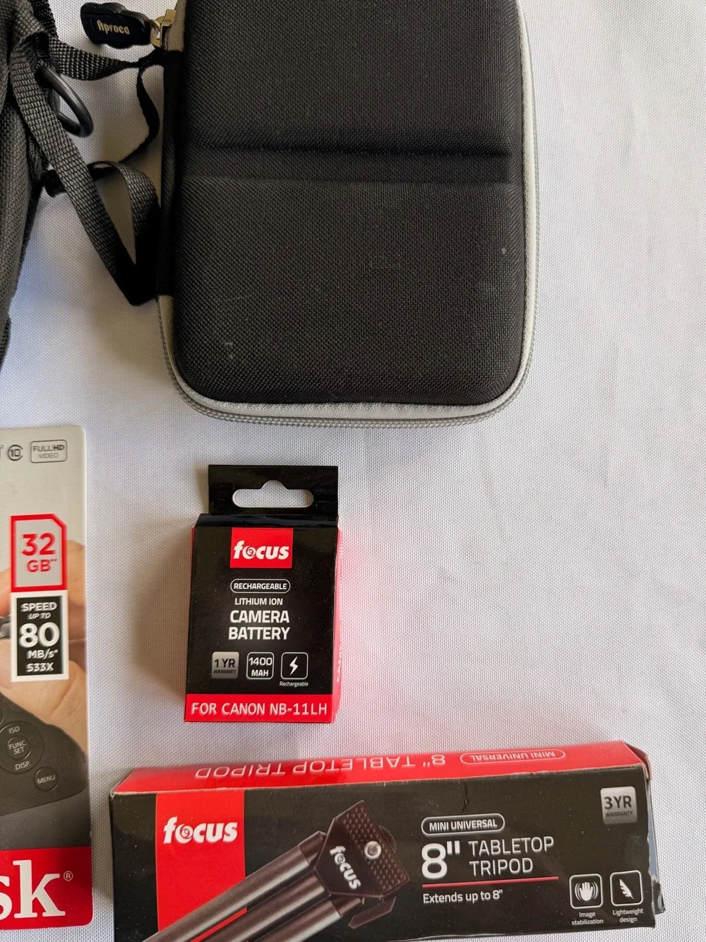 NEW Unused Vivitar Camera Bag & Focus Camera Accessories LOT